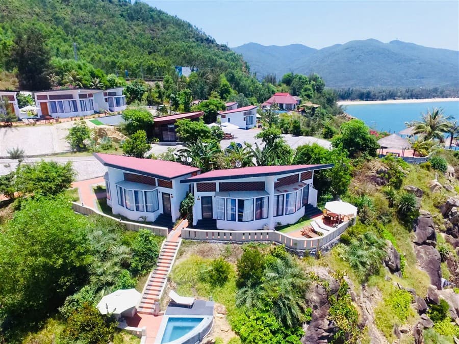 Resort và Biệt thự Aurora nằm trên bờ biển Quy Nhơn, Bình Định 